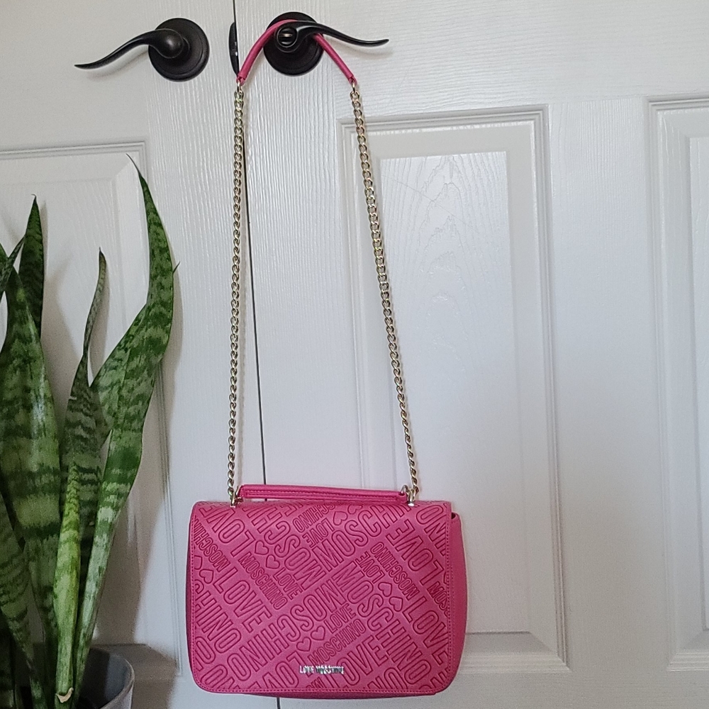 Love Moschino Chain Bag Pink RARE!